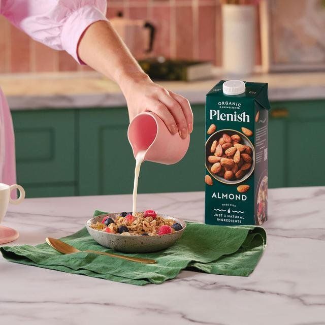 Plenish Organic Almond Unsweetened Drink Long Life   1L