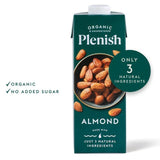 Plenish Organic Almond Unsweetened Drink Long Life   1L