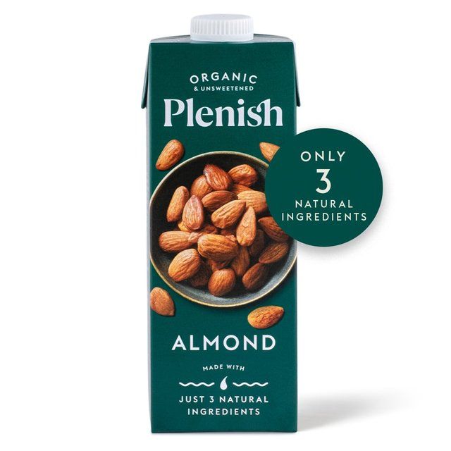 Plenish Organic Almond Unsweetened Drink Long Life   1L