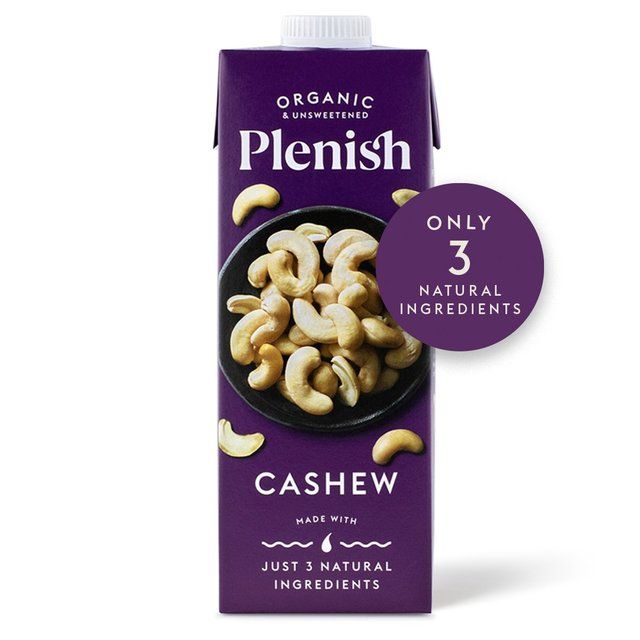 Plenish Organic Cashew Unsweetened Drink Long Life   1L