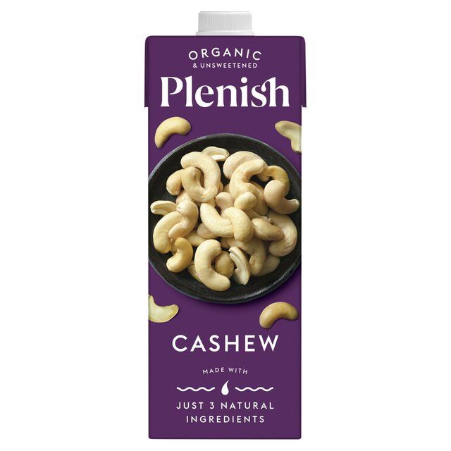 Plenish Organic Cashew Unsweetened Drink Long Life   1L