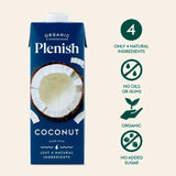 Plenish Organic Coconut Unsweetened Drink Long Life   1L