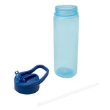 Polar Gear Personalised A-Z Sticker Water Bottle with Straw 600ml Navy