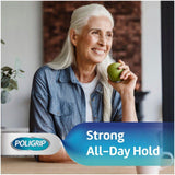 Poligrip Denture Adhesive Fixative Cream Flavour Free All-Day Hold   40g