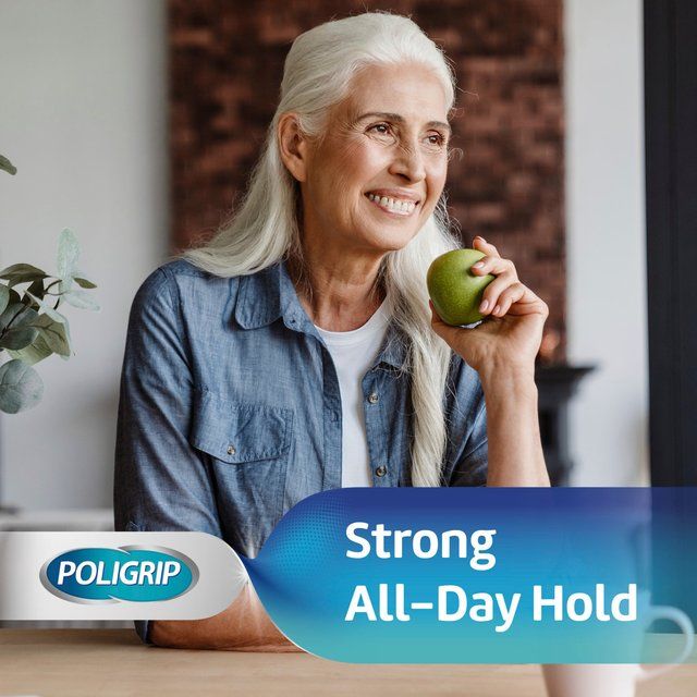 Poligrip Ultra Denture Adhesive Fixative Cream All-Day Hold   40g