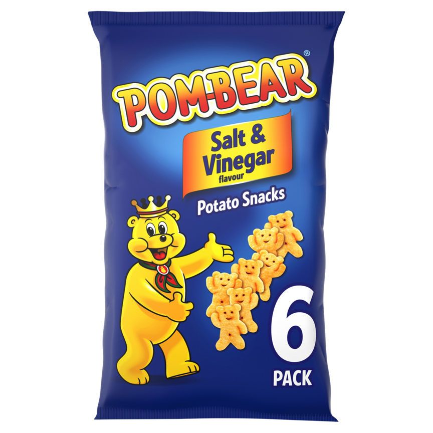 Pom Bear Salt &amp;amp; Vinegar Multipack Crisps
