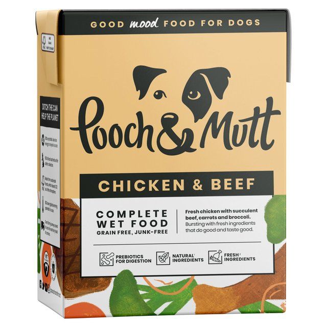 Pooch &amp;amp; Mutt Chicken with Beef Wet Food   375g