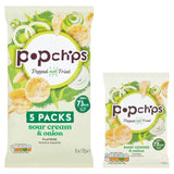popchips Sour Cream &amp;amp; Onion Multipack Crisps   5 per pack