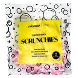Popmask 2 Microfiber Hair Scrunchies - Pink