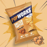 Popworks Salted Toffee Popped Crisps Sharing Bag   85g