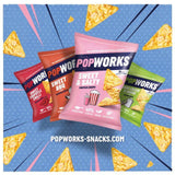 PopWorks Sour Cream &amp;amp; Onion Popped Crisps Sharing Bag   85g