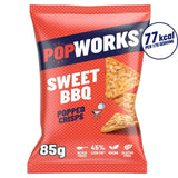 Popworks Sweet BBQ Popped Crisps Sharing Bag   85g