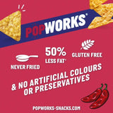 PopWorks Sweet Chipotle Chilli Popped Crisps Sharing Bag   85g