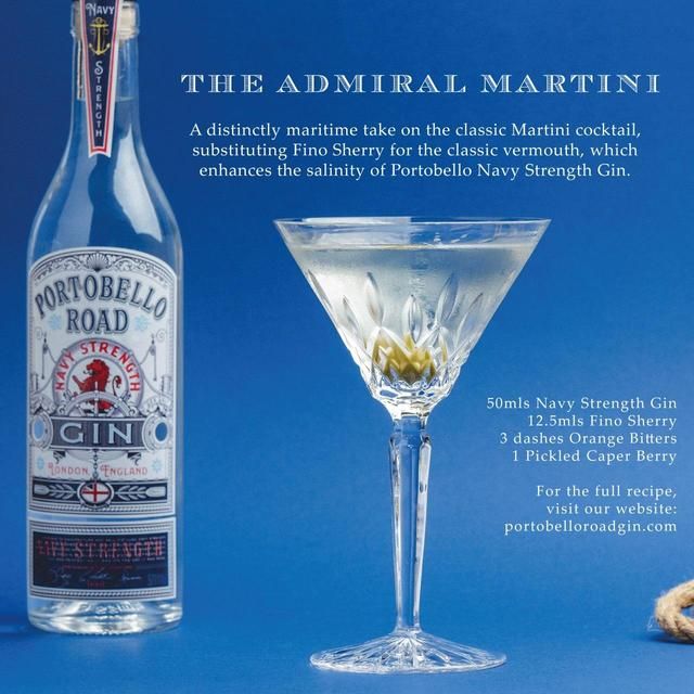 Portobello Road Navy Strength Gin   50cl
