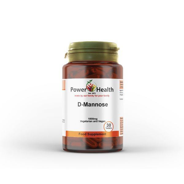 Power Health D-Mannose 1000mg Vegan/Veg Cystitis and UTI 30s