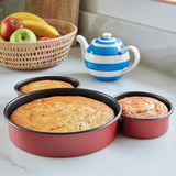 Prestige Disney Bake with Mickey Head Cake Tin Set 3pce   3 per pack