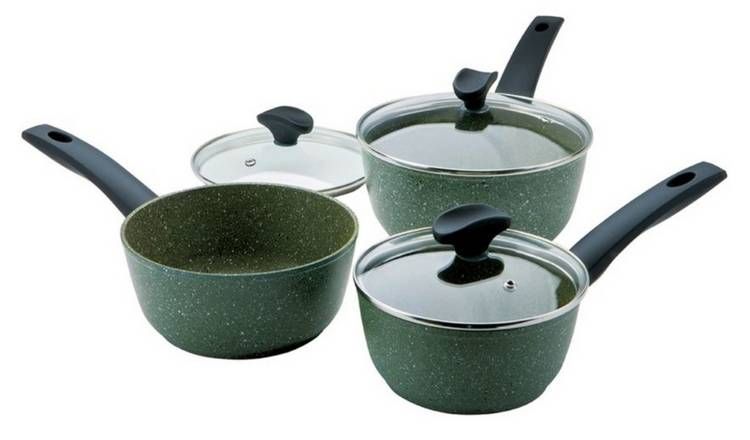 Prestige Eco 3 Piece Saucepan Set
