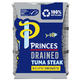 Princes Drained &amp;amp; Ready to Use Tuna Steak with a Little Sunflower Oil 3x110g