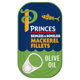 Princes Mackerel Fillets in Olive Oil 125g (90g*)