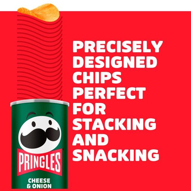 Pringles Cheese &amp;amp; Onion Sharing Crisps   185g
