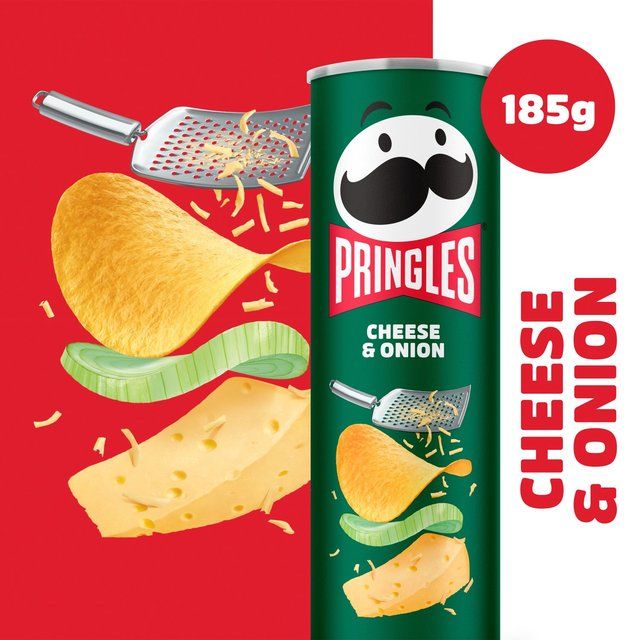 Pringles Cheese &amp;amp; Onion Sharing Crisps   185g