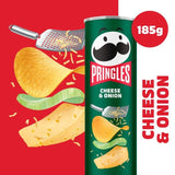 Pringles Cheese &amp;amp; Onion Sharing Crisps   185g