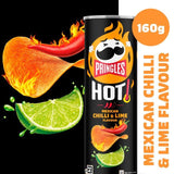 Pringles Hot Mexican Chilli &amp;amp; Lime Sharing Crisps   160g