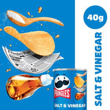 Pringles Salt &amp;amp; Vinegar Crisps Can   40g