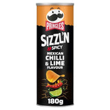 Pringles Sizzl'n Chilli &amp;amp; Lime Sharing Crisps   180g