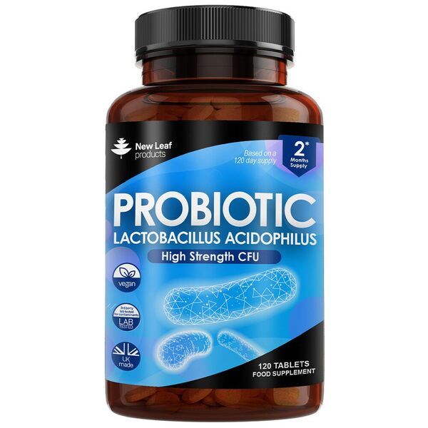 Probiotic Supplements Acidophilus Tablets - Digestive &amp;amp; Gut