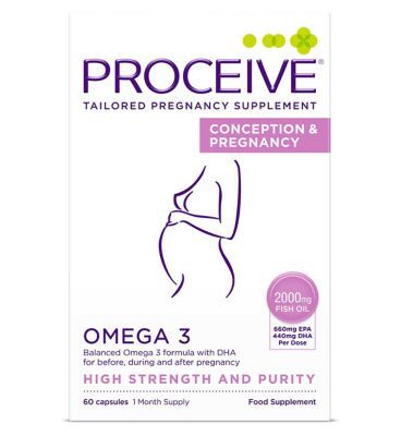 Proceive Conception &amp;amp; Pregnancy Omega 3 Capsules 60s
