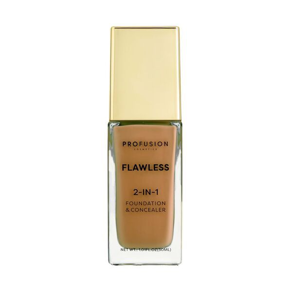 Profusion Cosmetics Flawless 2-IN-1 Foundation | Golden Tan Deep Bronze