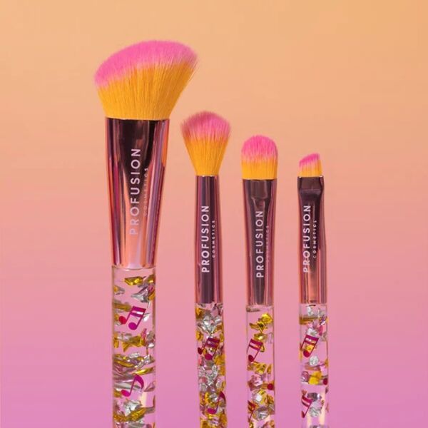 Profusion Cosmetics It's a Vibe | 4 PC Face &amp;amp; Eye Brush Set