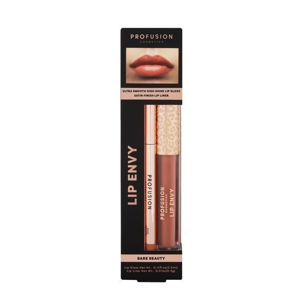 Profusion Cosmetics Lip Envy Gloss &amp;amp; Liner |Crystal Clear Bare Beauty