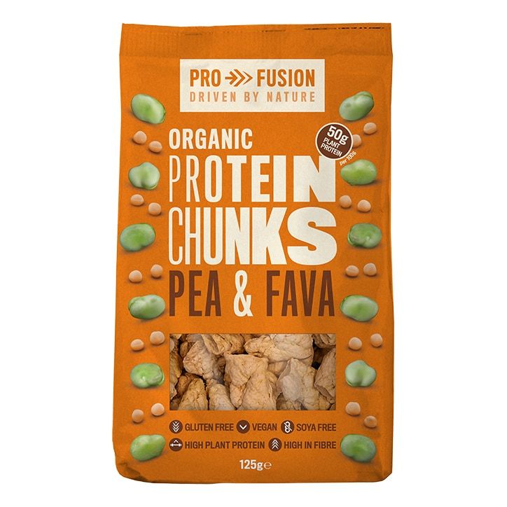 Profusion Organic Protein Chunks Pea &amp;amp; Fava 125g