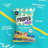 Properchips Salt &amp;amp; Vinegar Lentil Chips   20g