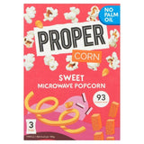 Propercorn Sweet Microwave Popcorn   3 x 70g