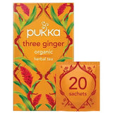 Pukka Herbs Three Ginger Organic Herbal Tea - 20 Teabags