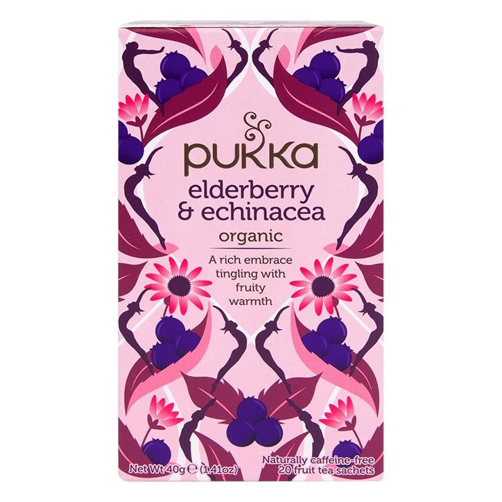 Pukka Organic Elderberry &amp;amp; Echinacea 20 Tea Bags