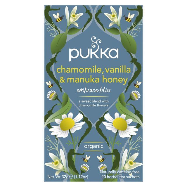 Pukka Tea Chamomile Vanilla &amp;amp; Manuka Honey Teabags   20 per pack
