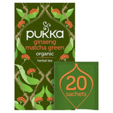Pukka Tea Ginseng Matcha Green Tea Bags   20 per pack