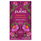 Pukka Tea Herbs Elderberry &amp;amp; Echinacea with Elderflower Tea Bags   20 per pack
