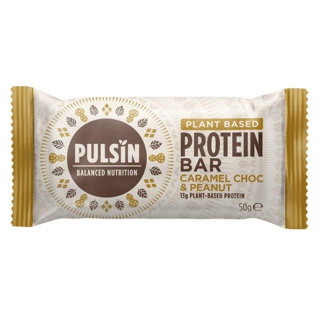 Pulsin Caramel Choc &amp;amp; Peanut Vegan Protein Bar    50g