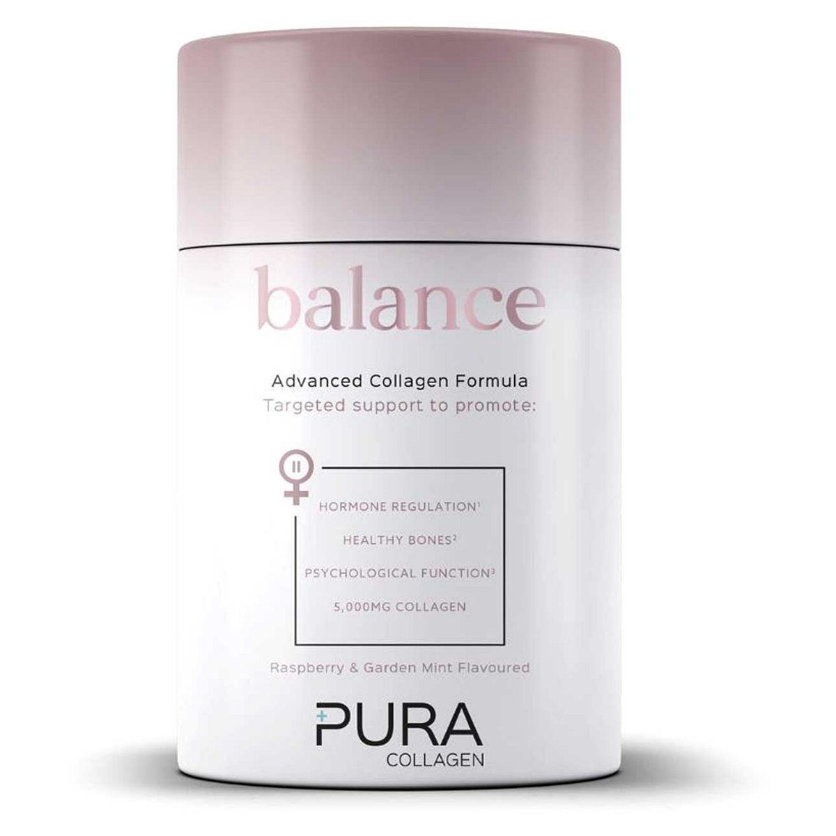 Pura Collagen Balance Advanced Female Health Formula Raspberry &amp;amp; Garden Mint