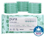 Pura Eco Baby Wipes Multipack   24 x 28 per pack