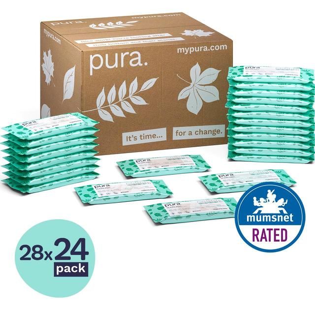 Pura Eco Baby Wipes Multipack   24 x 28 per pack