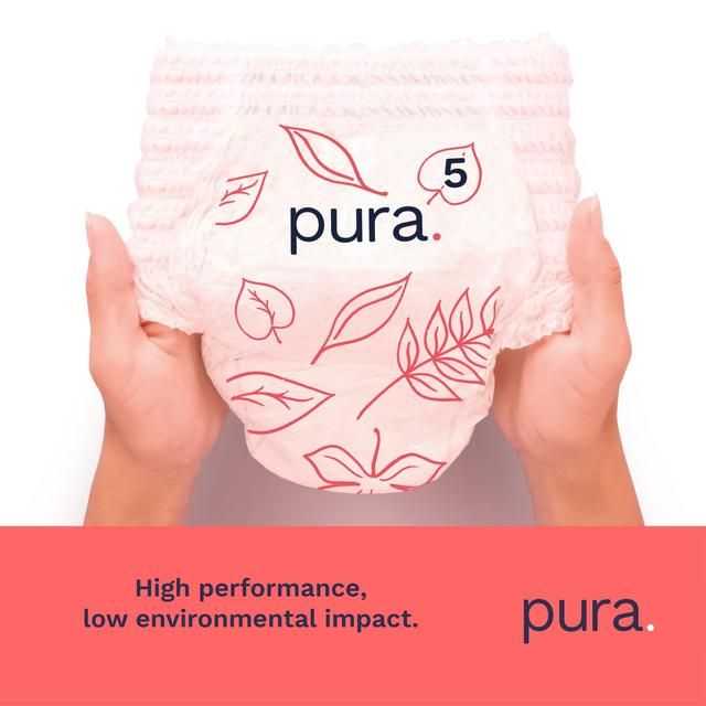 Pura Eco Nappy Pants Size 5 (9-14kg) Mega Pack   6 x 20 per pack