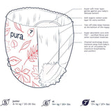 Pura High Performance Eco Nappy Pants Size 7 (17+ kg) Mega Pack   6 x 16 per pack
