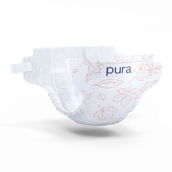 Pura Premium Eco Baby Nappies, Size 4 (7-18kg) 29 Nappies