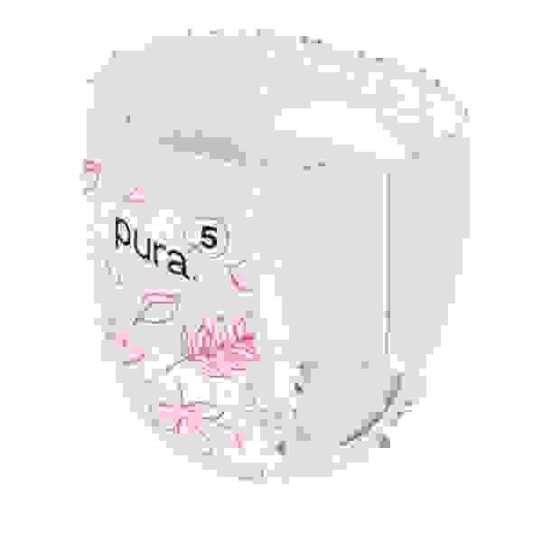 Pura Premium Eco Baby Nappies, Size 5 (11-25kg) 25 Nappies